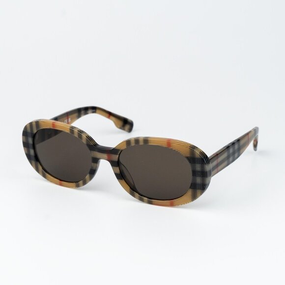 Burberry KIDS Sunglasses Vintage Brown Oval JB4339 377873 NEW AUTHENTIC - Picture 6 of 13